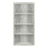 11.75" x 23.75" x 47.5" Cappuccino Particle Board Adjustable Shelves Bookshelf